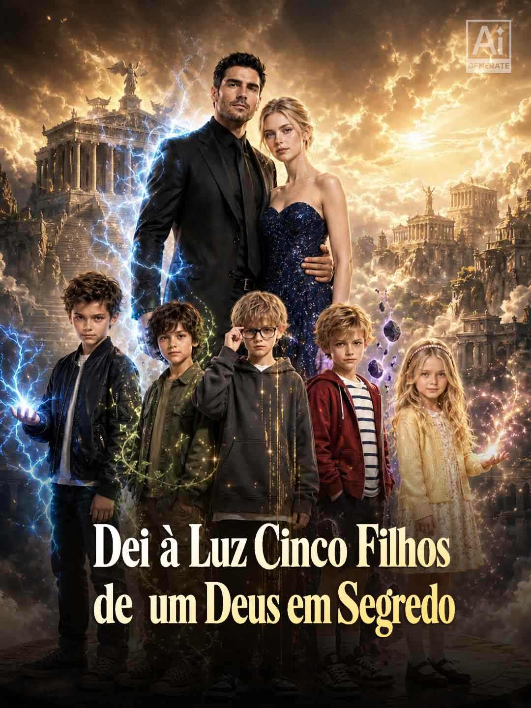 DEI À LUZ CINCO FILHOS DE UM DEUS EM SEGREDO